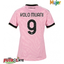 Camiseta Juventus Randal Kolo Muani #9 Visitante Equipación para mujer 2026-27 manga corta